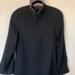 Jones of New York Womens Black and Tan Car Coat Medium